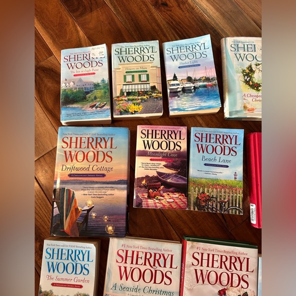 Lot of 14 Sheryl Woods Chesapeake Shores complete series books used - Picture 4 of 5